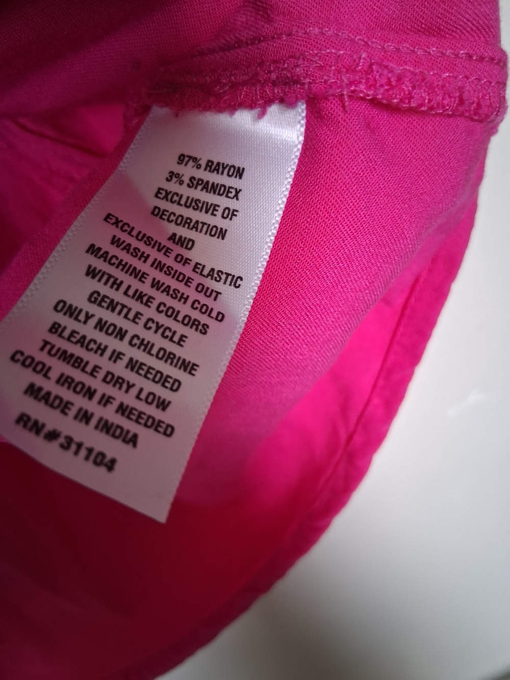 Crown & Ivy Pink Peasant Blouse - Picture 3 of 5